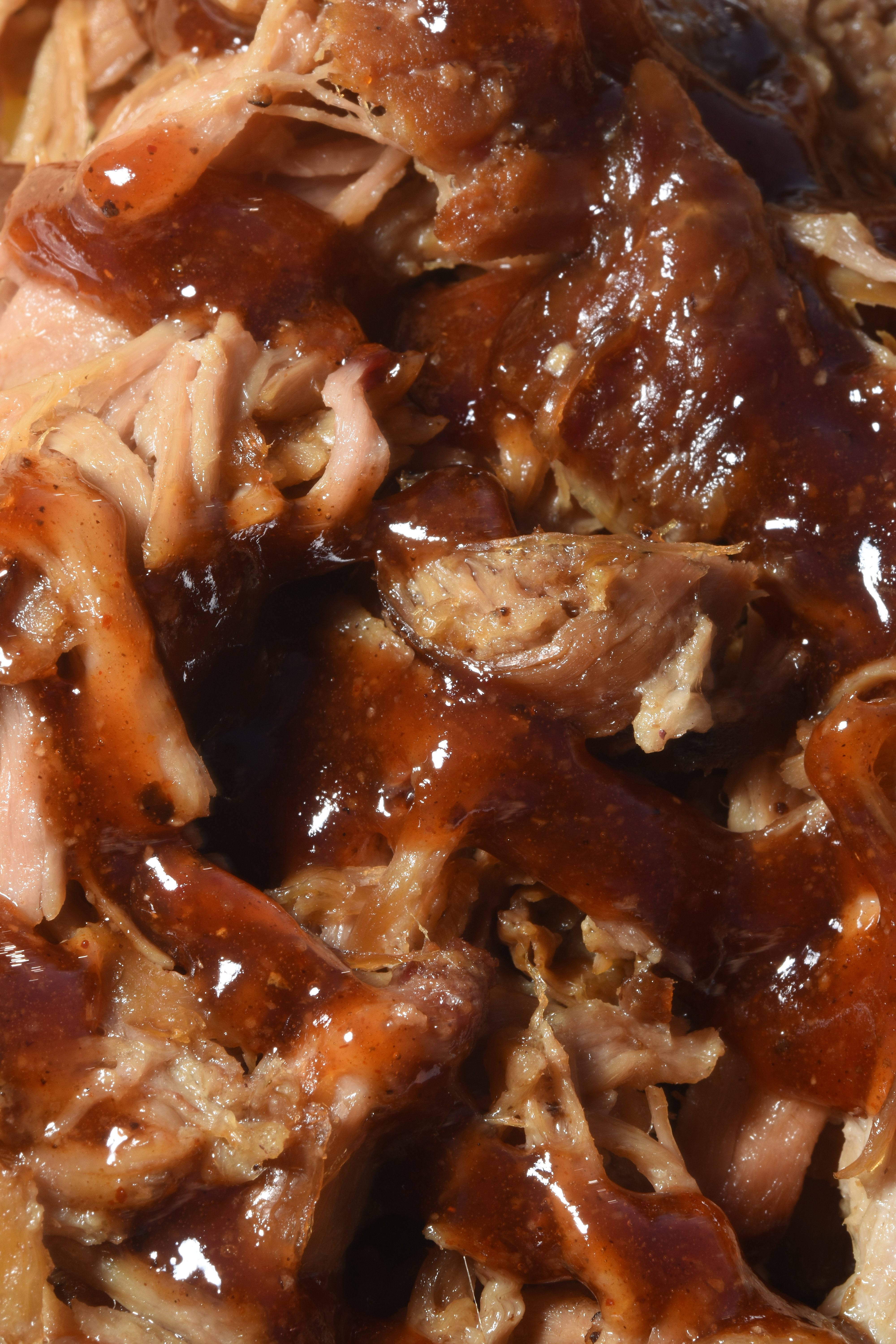 Pulled pork BBQ sandwich with slaw